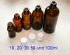 5x 10 ml Braunglasflaschen mit Tropfer (Stck/0,48Euro)